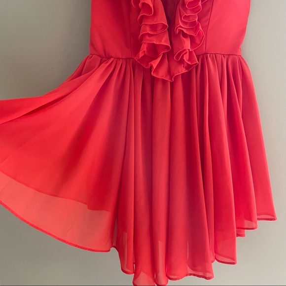 Thinking About You Red Romper - Picture 2 of 4